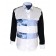 chemise homme noir melangé a du pagne wooding manche courte