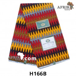 WAX Hollandais Vlisco H166B 6 yards 100% coton -