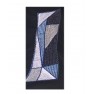 chemise homme noir melangé a du pagne wooding manche courte