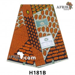 WAX Hollandais Vlisco H181B 6 yards 100% coton -