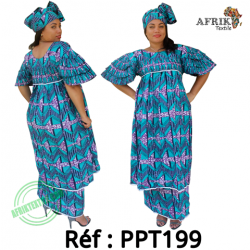 Ensembles - Bleu-199-pagne chiganvy 100% coton