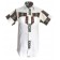 Chemise en tissu manche longue blanc et pagne woodin marron ,noir, jaune