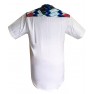 Chemise en tissu manche longue blanc et pagne woodin marron ,noir, jaune