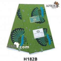 WAX Hollandais Vlisco H182B 6 yards 100% coton -