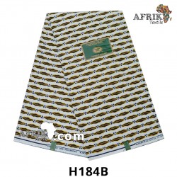 WAX Hollandais Vlisco H184B 6 yards 100% coton -