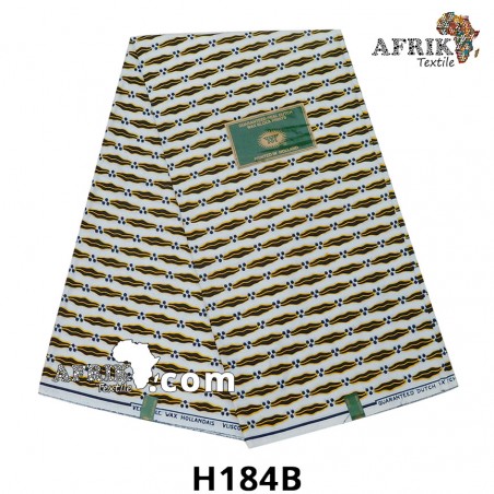 WAX Hollandais Vlisco H184B 6 yards 100% coton -