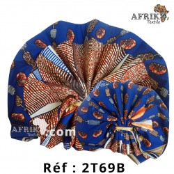 Pagne qualité Chiganvy création 2 tons 69B,  100% coton 6 yards