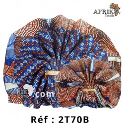 Pagne qualité Chiganvy création 2 tons 70B,  100% coton 6 yards