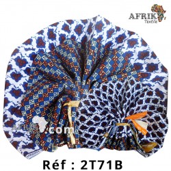 Pagne qualité Chiganvy création 2 tons 71B,  100% coton 6 yards