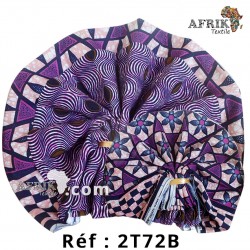 Pagne qualité Chiganvy création 2 tons 72B,  100% coton 6 yards