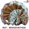 Pagne Woodin 745A création 2 tons  4 yards
