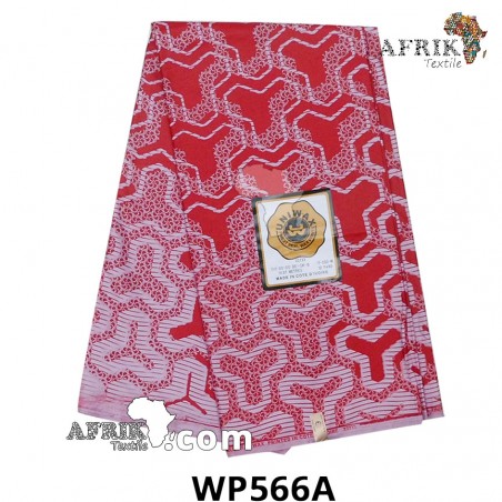 Pagne Uniwax Print 566A, 6 yards coton