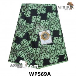 Pagne Uniwax Print 569A, 6 yards coton