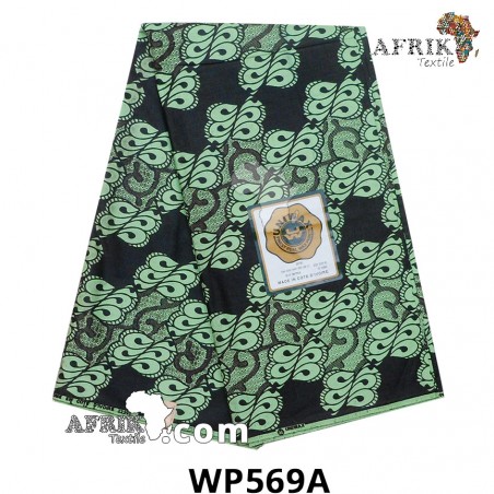 Pagne Uniwax Print 569A, 6 yards coton