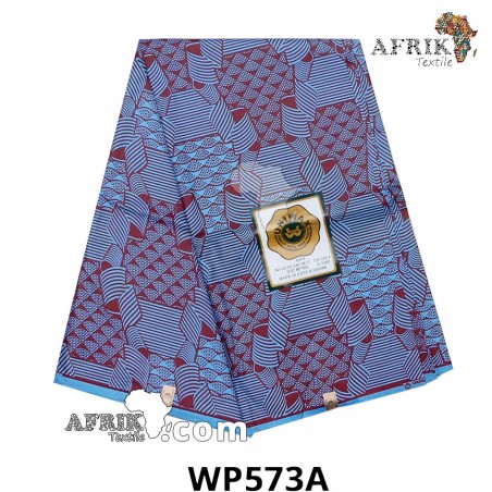 Pagne Uniwax Print 573A, 6 yards coton