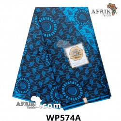 Pagne Uniwax Print 574A, 6 yards coton