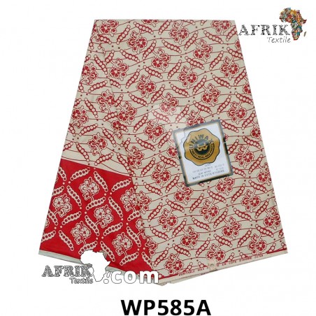 Pagne Uniwax Print 585A, 6 yards coton