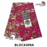 Pagne UNIWAX BLOCK  CI 499A- 100% coton 6 yards