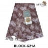 Pagne Uniwax Block CI G021A- 100% coton 6 yards