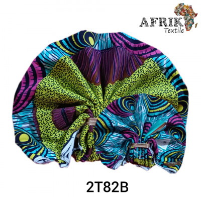 Pagne Hollantex qualité Chiganvy création 2 tons 82B, 100% coton 6 yards