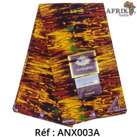 Pagne Anningtex 003a- Multicolore (Indigo) - coton 6 yards
