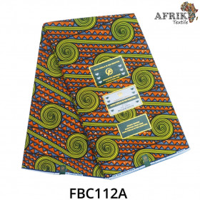 Pagne Super Famille de Bon Caractère 112A - coton 6 yards