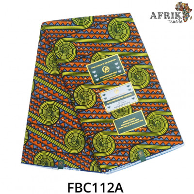 Pagne Super Famille de Bon Caractère 112A - coton 6 yards