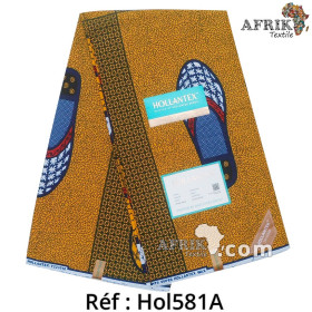 Hollantex 581a- Jaune  - coton 6 yards