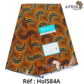 Hollantex 584a - Orange - coton 6 yards