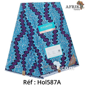 Hollantex 587a - Bleu violet - coton 6 yards