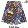 Pagne Excellence DOLO 22 - Indigo - coton 6 yards