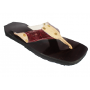 Sandale artisanale en cuir"rouge"