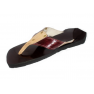 Sandale artisanale en cuir"rouge"