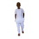 boubou en tissu léger enfant 100% coton manche courte avec broderie de couleur "gris"
