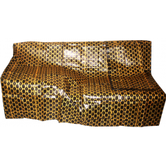 bazin riche de qualité supérieure.rouge -blanc 5métres