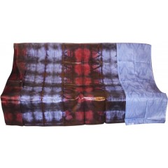 bazin riche de qualité supérieure.rouge -blanc 5métres