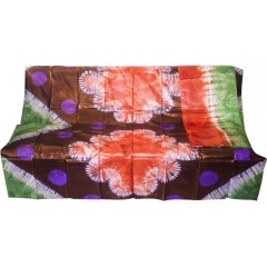 bazin riche de qualité supérieure.rouge -blanc 5métres