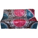 bazin riche de qualité supérieure.rouge -blanc 5métres