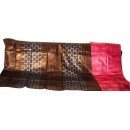 bazin riche de qualité supérieure.rouge -blanc 5métres