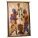 Tableau mural africain "maman balaye la cour"