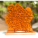 Sculpture de la carte de la Côte d'Ivoire en bois