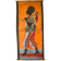 Tableau mural africain "maman balaye la cour"