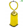 Collier artisanal "jaune" dorée avec des perles