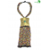 Collier artisanal "multi-colore" dorée avec des perles