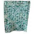 Tissu 01, teint à la main 100% coton 6 mètres bleu