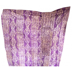 Tissu 01, teint à la main 100% coton 6 mètres bleu