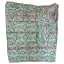 Tissu 01, teint à la main 100% coton 6 mètres bleu