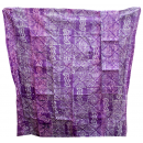 Tissu 01, teint à la main 100% coton 6 mètres bleu