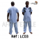 Chemise  tissu blanc avec pagne woodin manche courte,cou rond