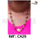 Collier artisanal "multi-colore" dorée avec des perles